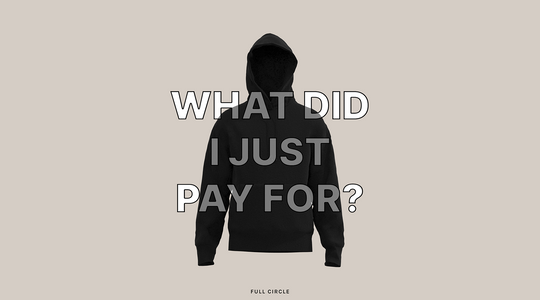 THE COST OF CLOTHES | CIRCULAR HOODIE