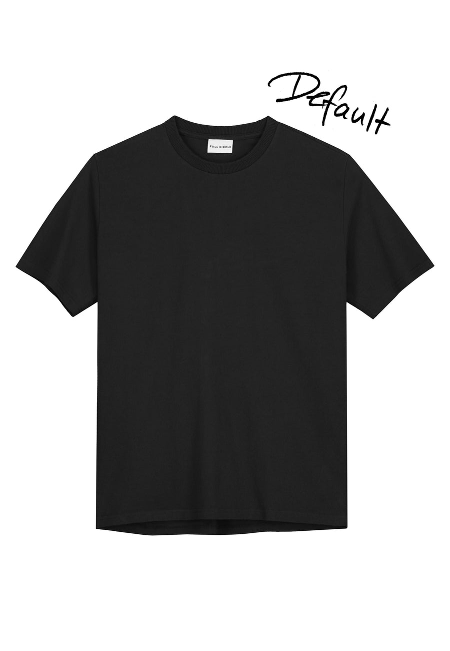Default Circular T-shirt (Black)