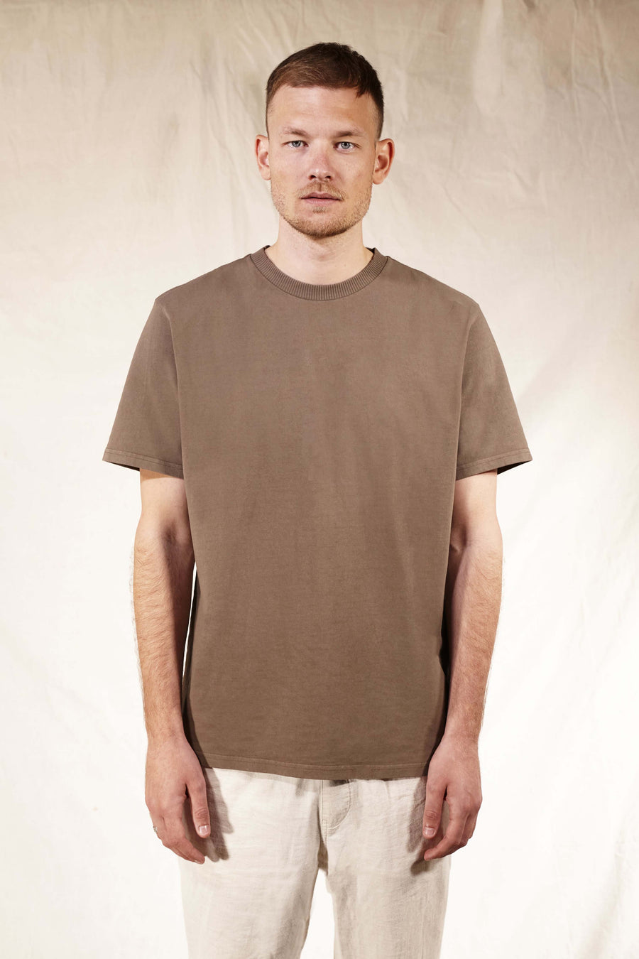 Circular T-Shirt (Brown)